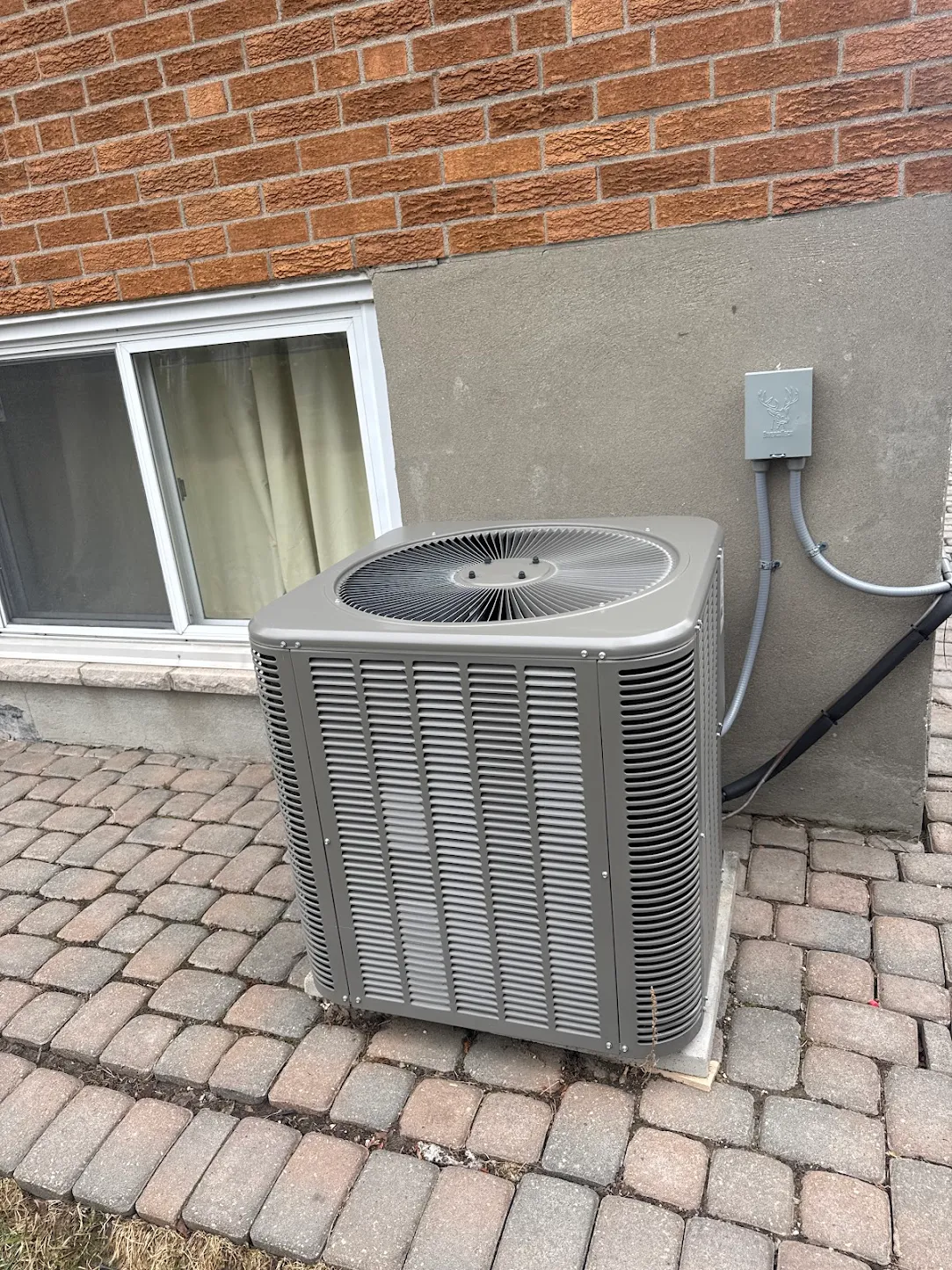 Air conditioner installation in Brampton by The HVAC Squad