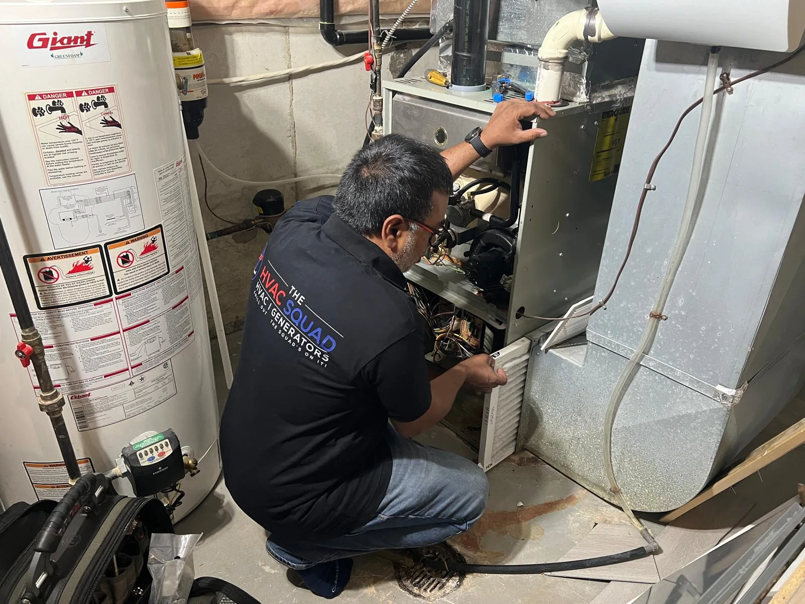 Full HVAC upgrade with furnace and AC installation by The HVAC Squad