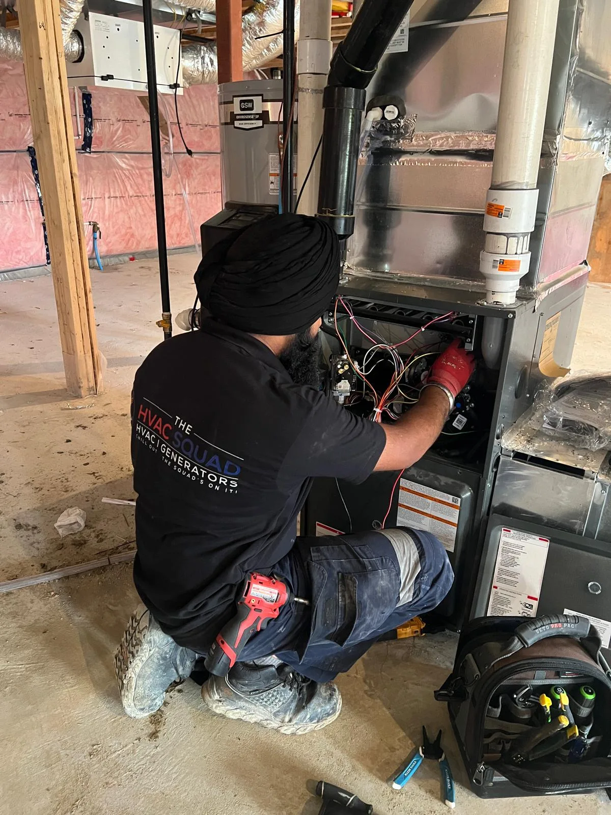 Furnace repair in Brampton by The HVAC Squad