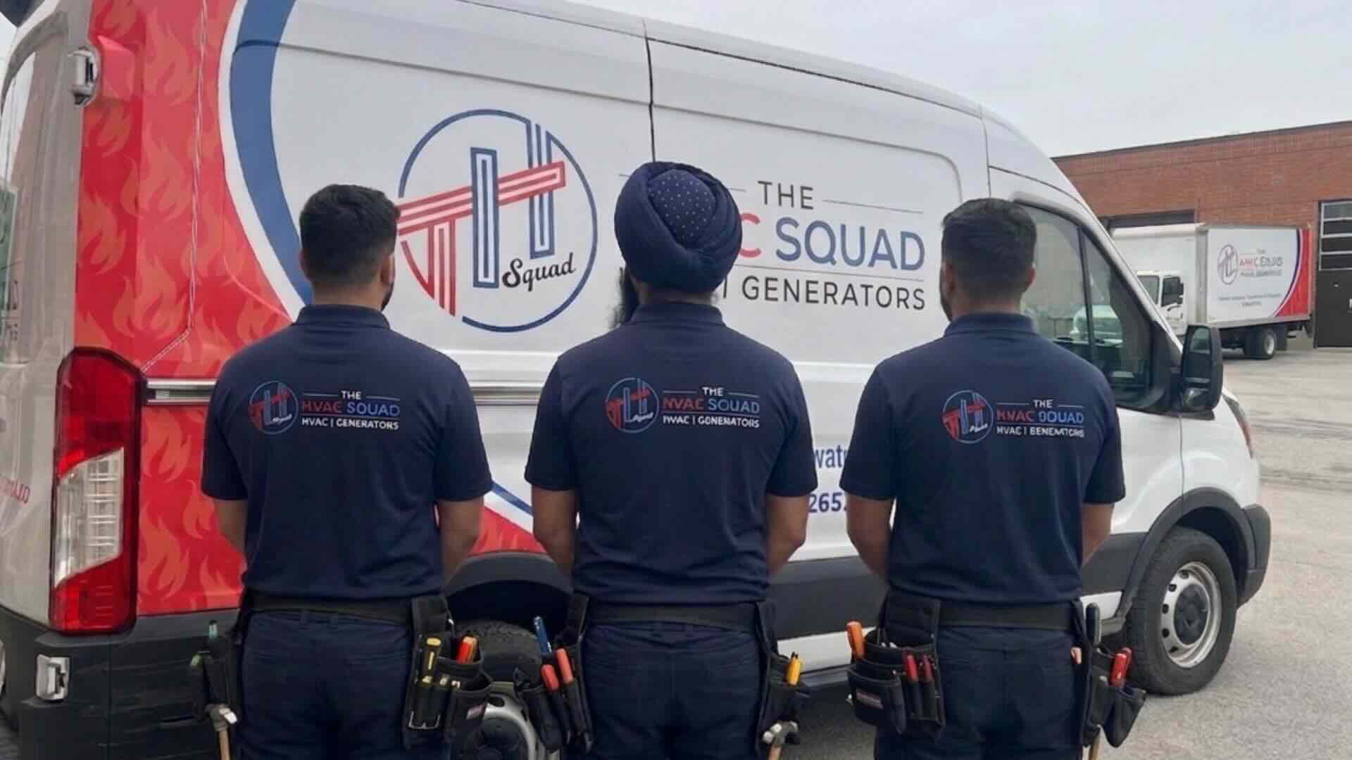 HVAC contractor team in Brampton